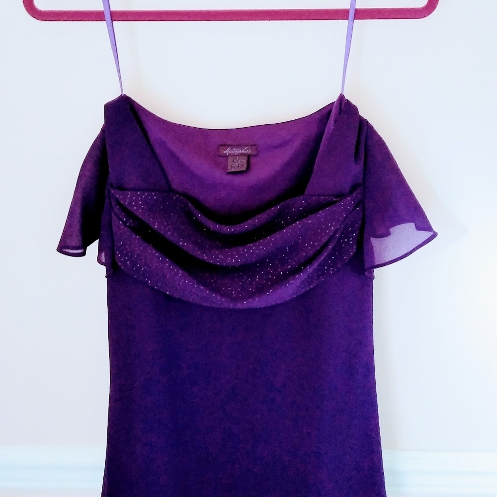 Metaphor Vintage Plum Dressy Small Top